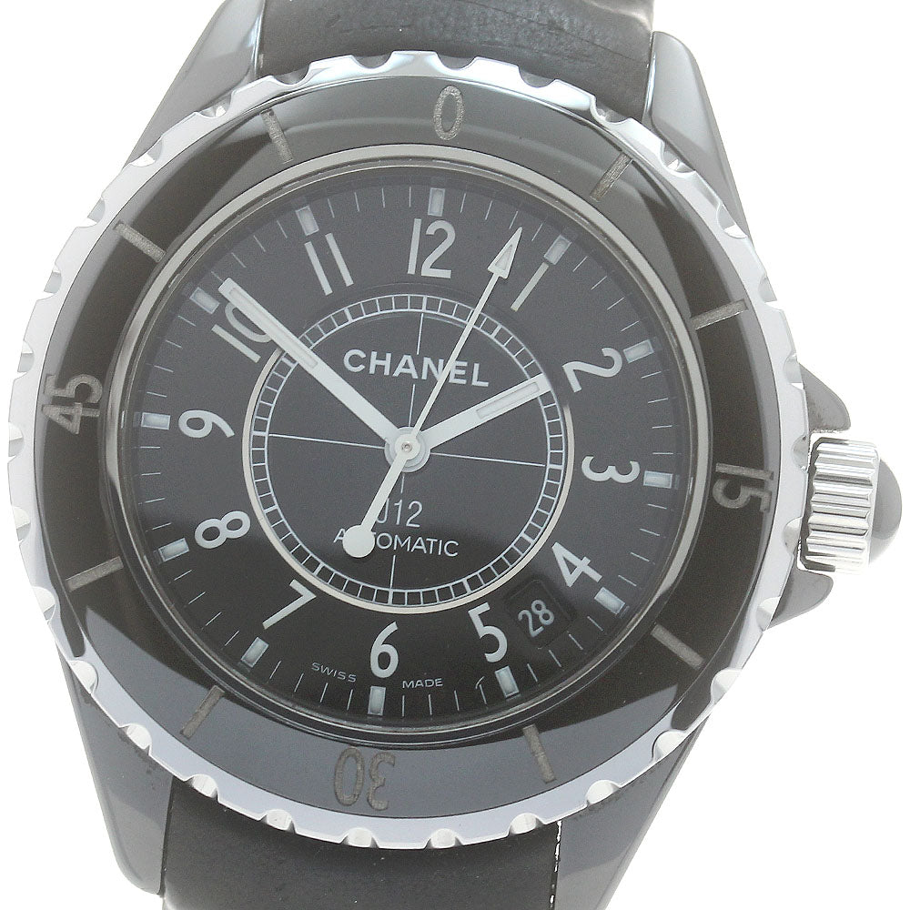 CHANEL J12 38MM H0683 Black ceramic black Dial Automatic Men's Watch_880331