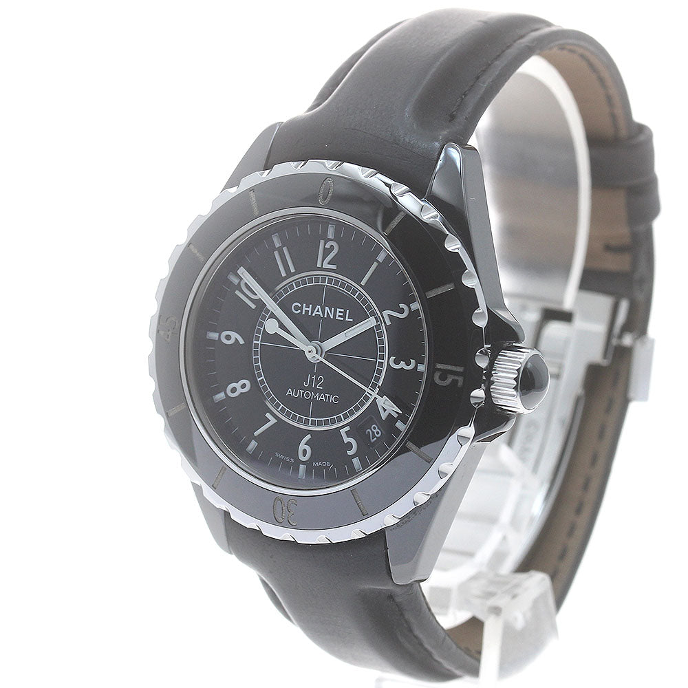 CHANEL J12 38MM H0683 Black ceramic black Dial Automatic Men's Watch_880331