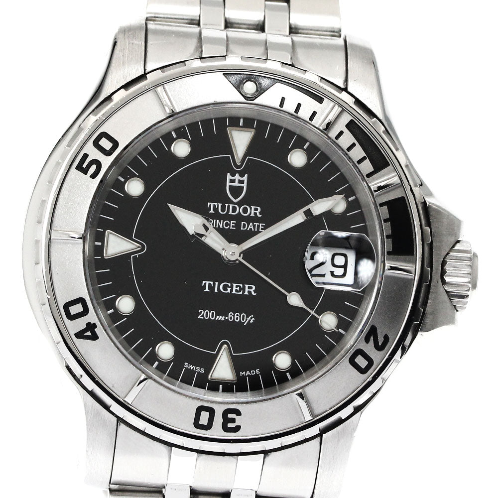 TUDOR Prince Date Hydronaut 89190P black Dial Automatic Men's Watch_880548