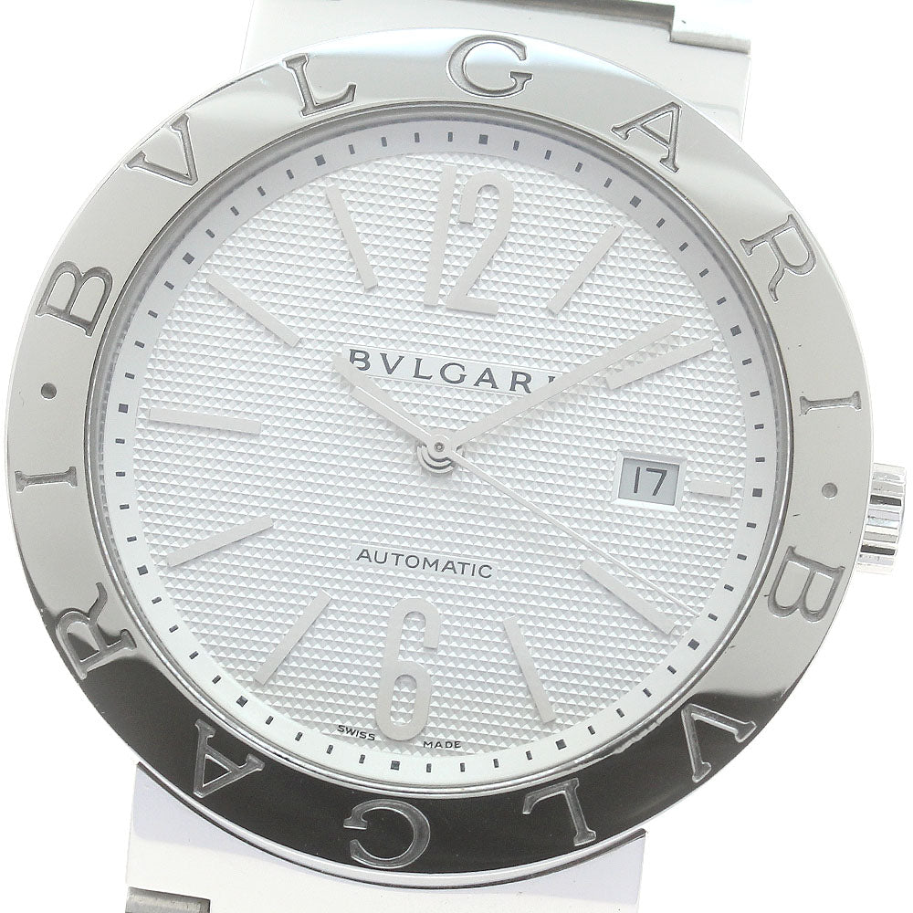 BVLGARI BVLGARIBVLGARI BB42SSAUTO Date Silver Dial Automatic Men's Watch_880832