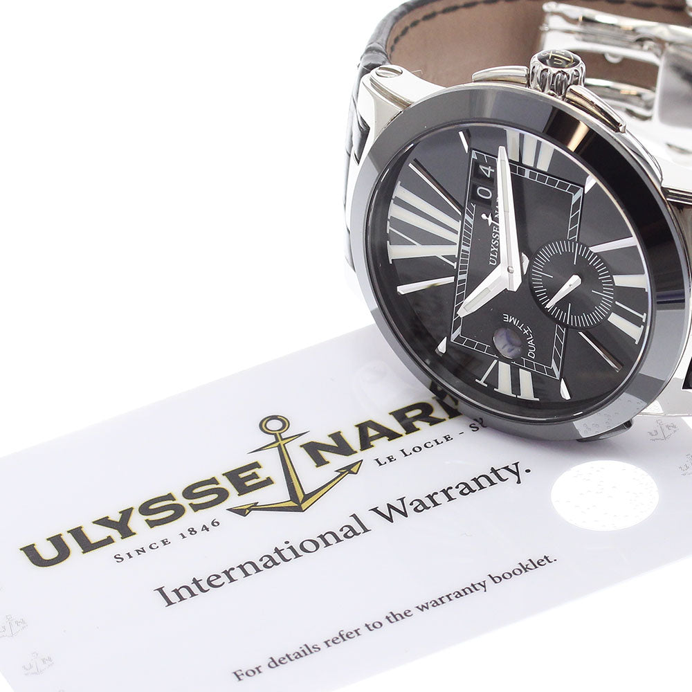Ulysse Nardin Executive dual time 243-00 black Dial Automatic Men's Watch_881673