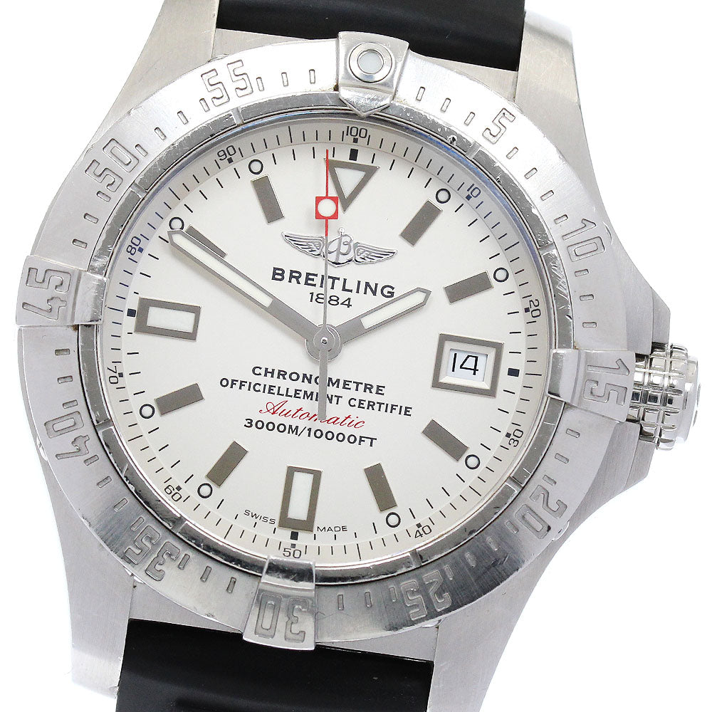 BREITLING Avenger Seawolf A17330 Date yellow Dial Automatic Men's Watch_882432