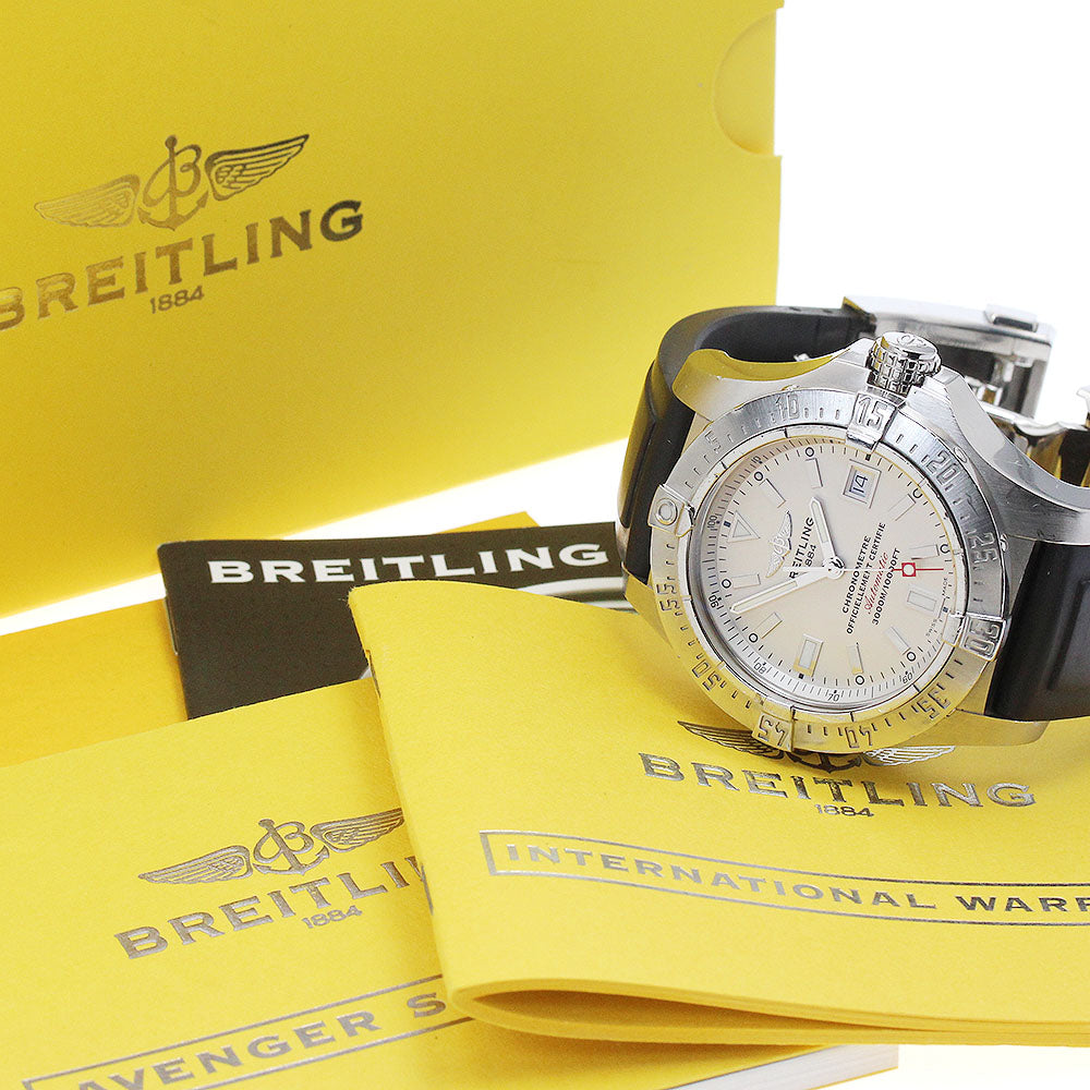 BREITLING Avenger Seawolf A17330 Date yellow Dial Automatic Men's Watch_882432