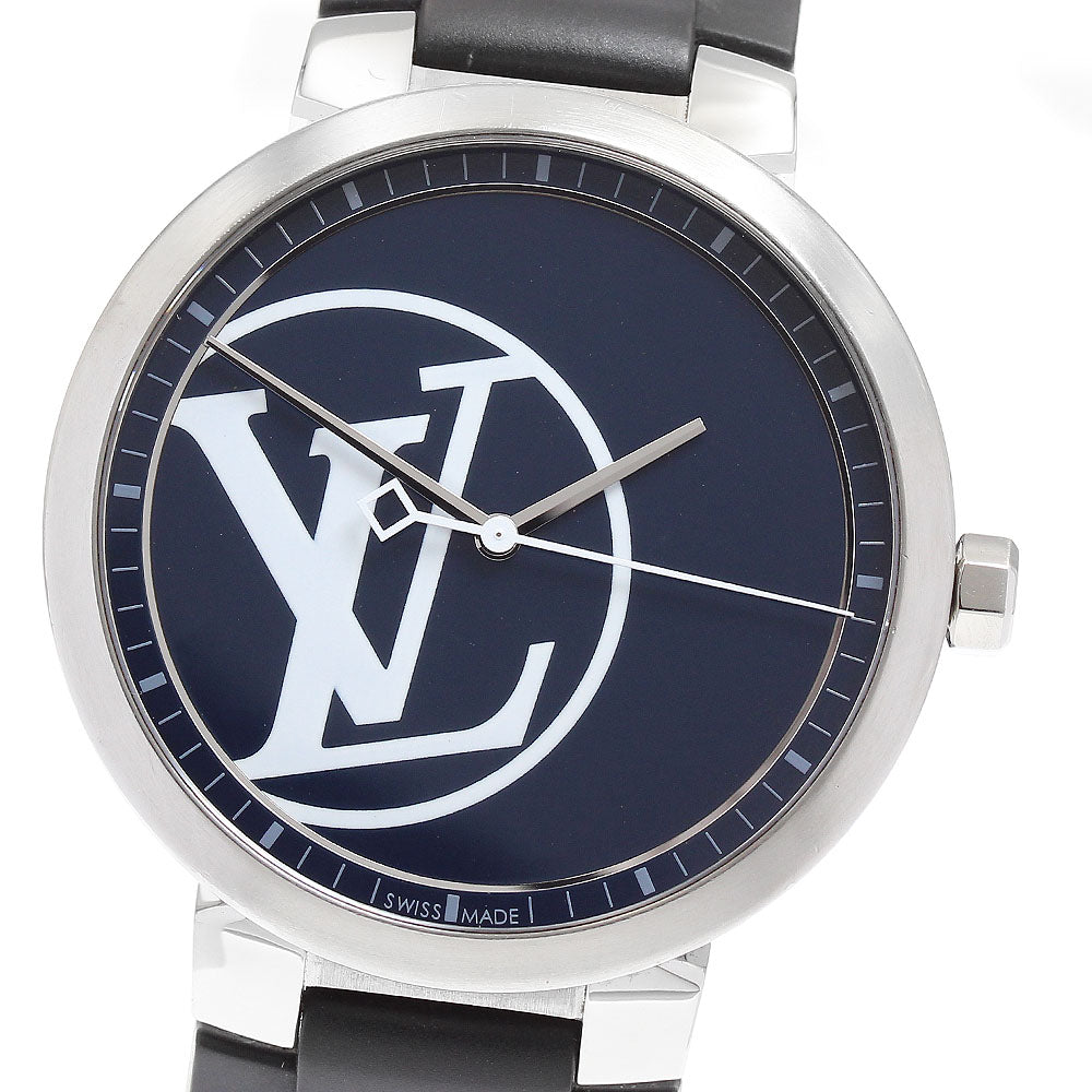 LOUIS VUITTON Tambour slim QA001 Limited to 100 Navy Dial Quartz Men'sh_882438