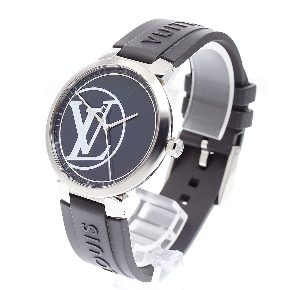 LOUIS VUITTON Tambour slim QA001 Limited to 100 Navy Dial Quartz Men'sh_882438