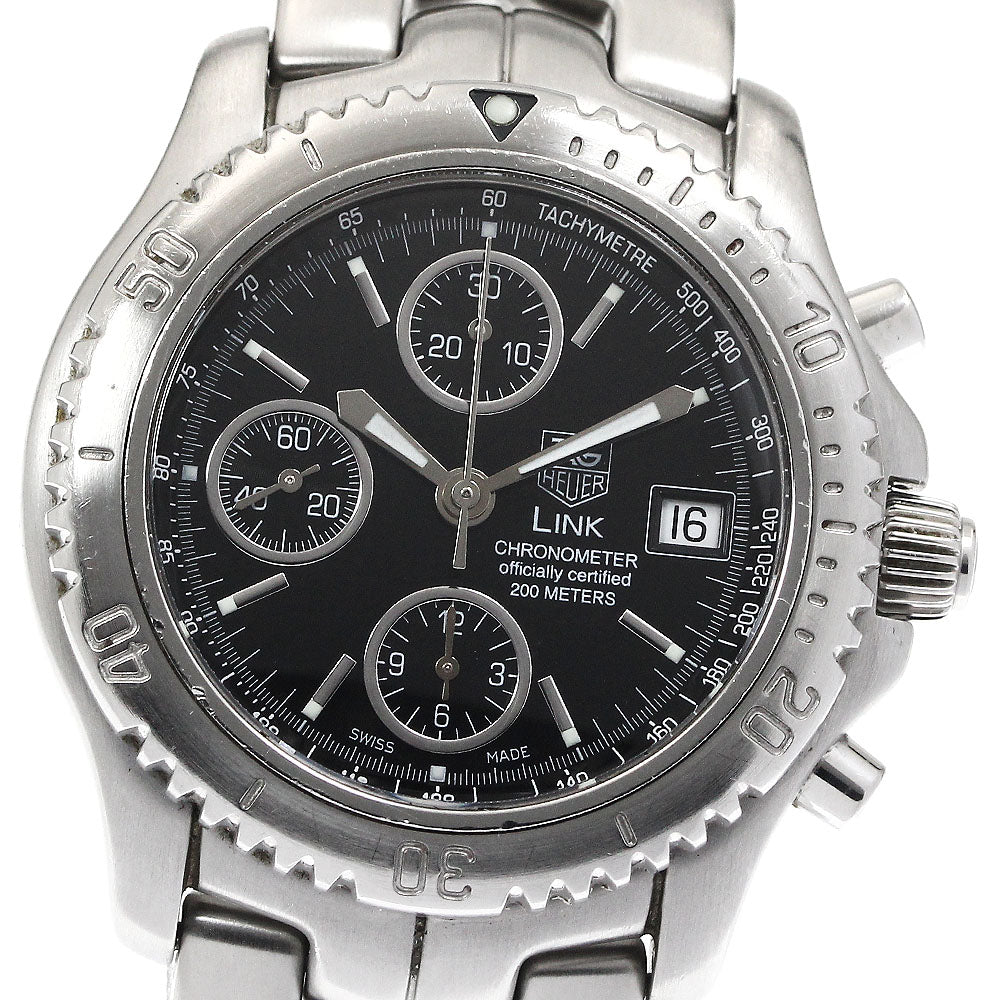 TAG HEUER Link CT5111 Chronograph black Dial Automatic Men's Watch_882609