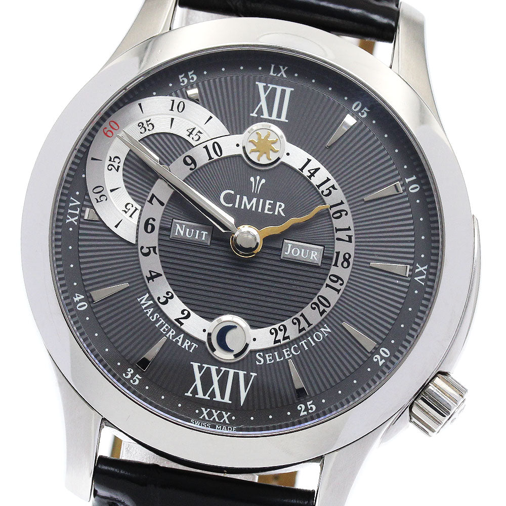 CIMIER Seven Seas 6198 Date gray Dial Hand Winding Men's Watch_882611