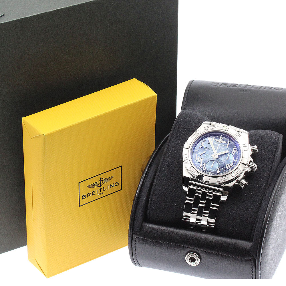 BREITLING Chronomat 44 AB0110 Japan exclusive blue shell dial Blue shell Dial Automatic Men's Watch_882689