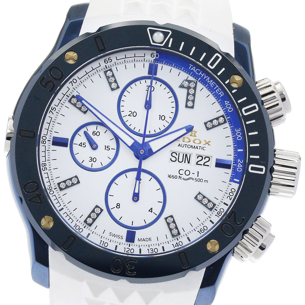 EDOX Chrono Offshore 1 01127-37BU9-BDBU9 Limited to 50 chronographs white Dial Automatic Men's Watch_882710