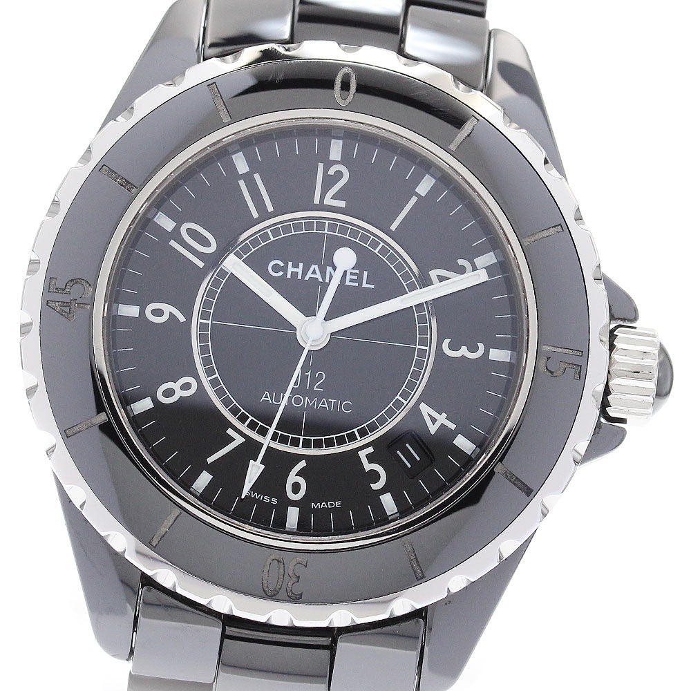 CHANEL J12 H0685 Date Black Ceramic 38MM black Dial Automatic Men's Watch_882892