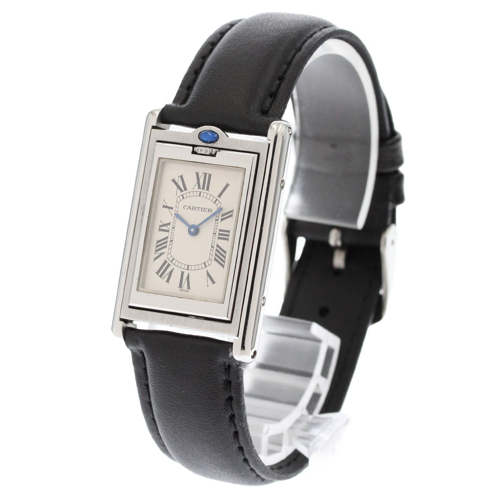 CARTIER Tank bath curant MM W1011258 Silver Dial Quartz Men's Watch_883174