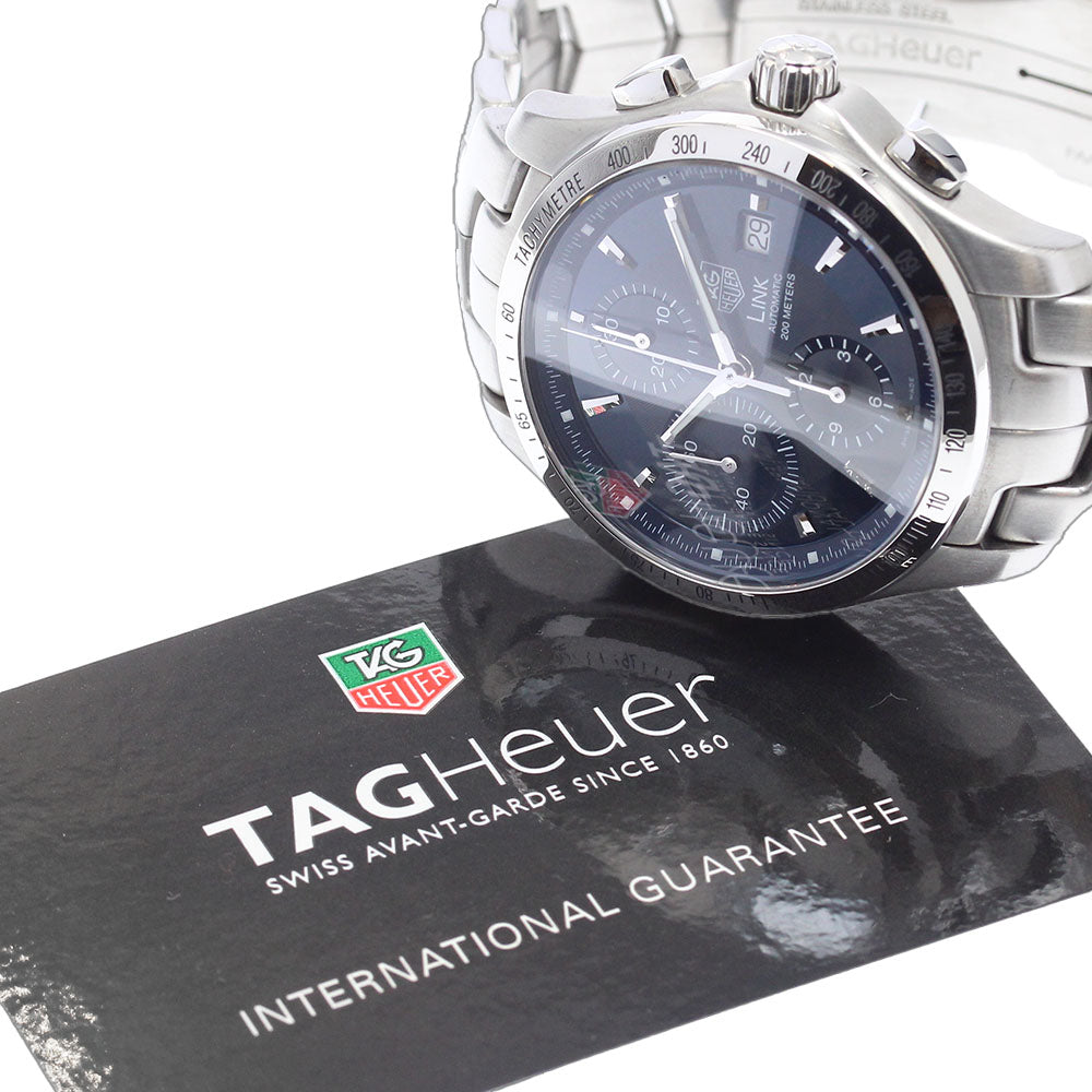 TAG HEUER Link CJF2114.BA0576 Chronograph Navy Dial Automatic Men's Watch_883216