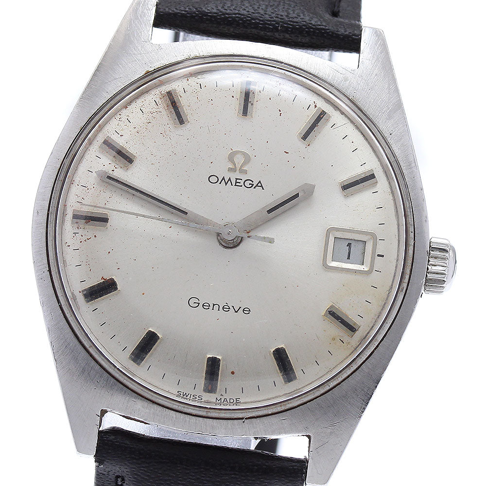 OMEGA Geneve Ref.136.041 Date Cal.613 Silver Dial Hand Winding Men's_883229