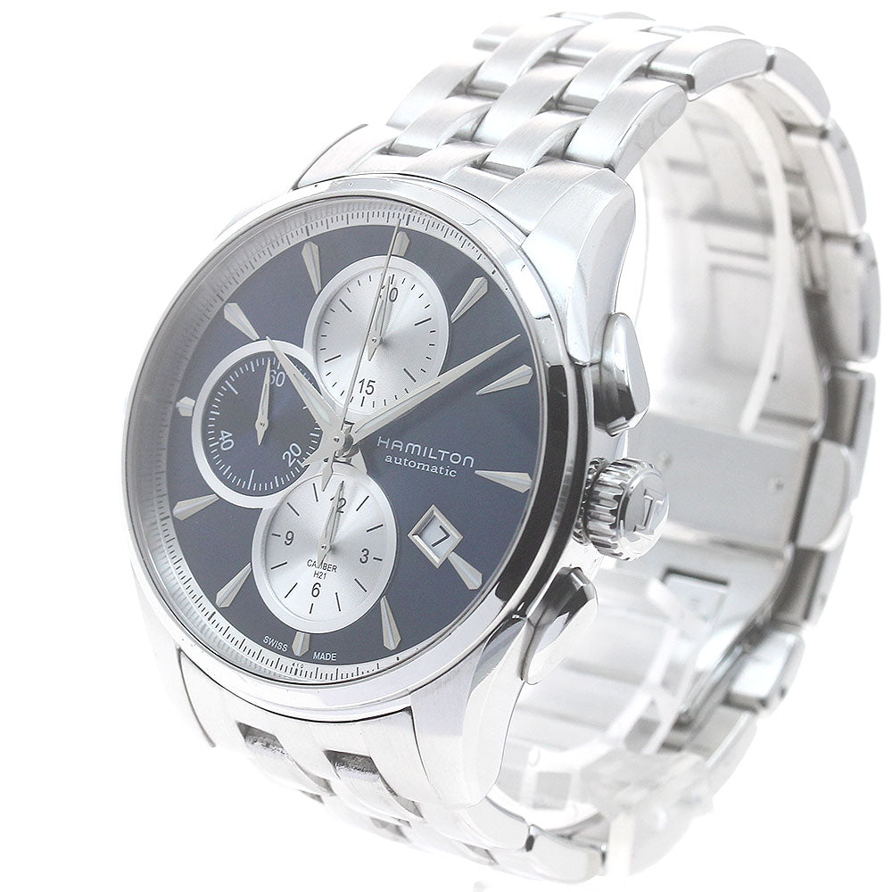 HAMILTON Jazz master H325960 Chronograph Navy Dial Automatic Men's Watch_883255