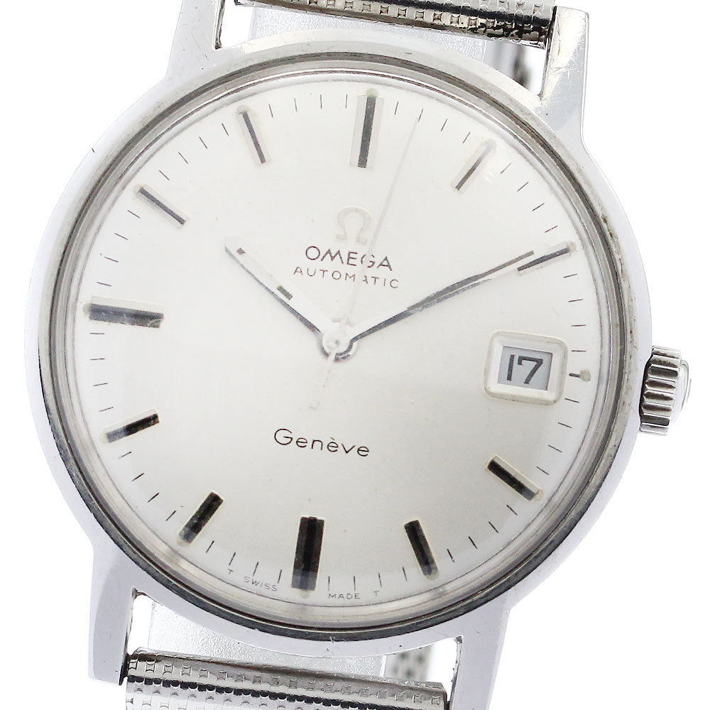 OMEGA Geneve 166.070 Cal.565 Date Silver Dial Automatic Men's Watch_883339