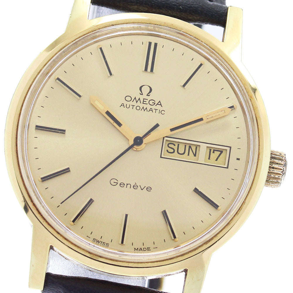 OMEGA Geneve 166.0117 Day date cal.1022 gold Dial Automatic Men's Watch_883404