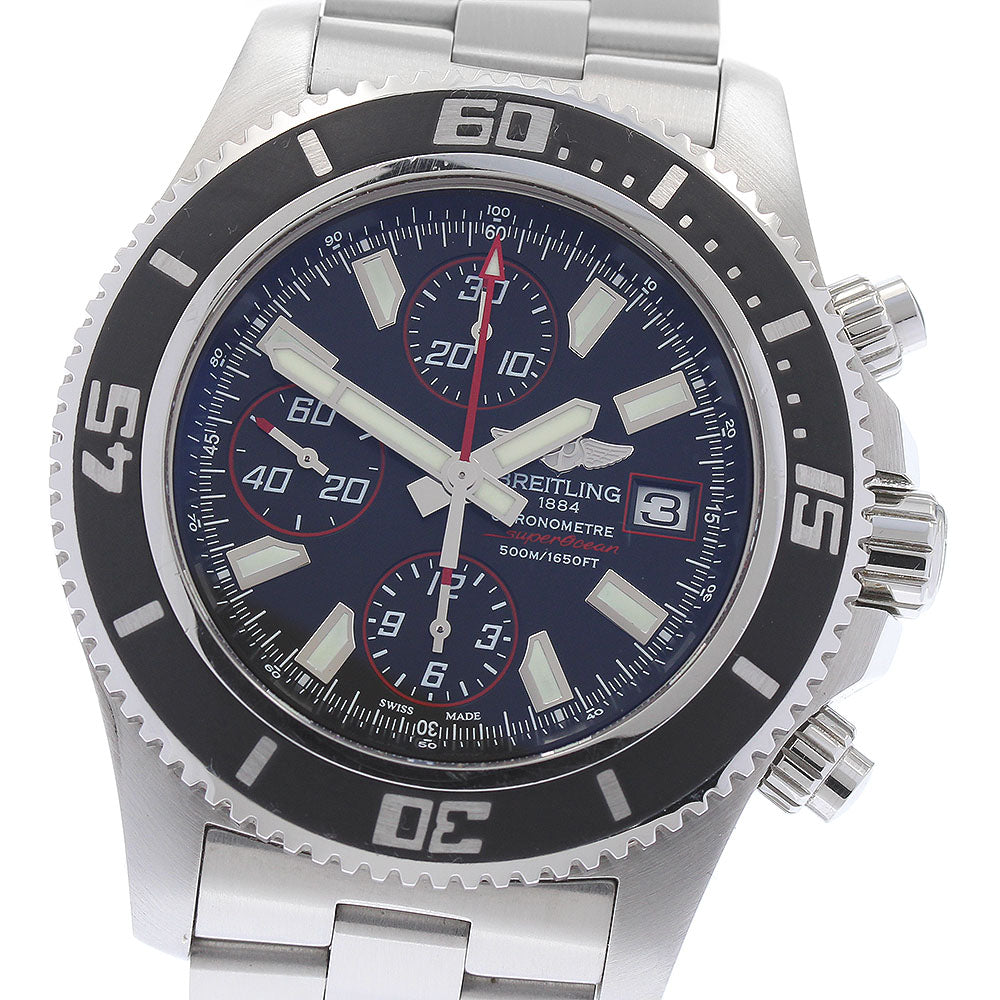 BREITLING Super Ocean A13341 Chronograph black Dial Automatic Men's Watch_883660