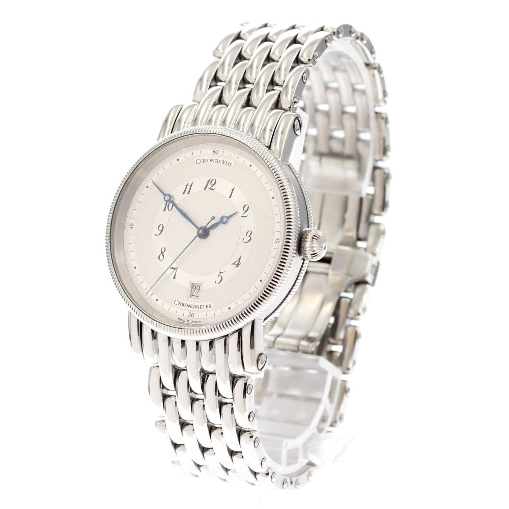 Chronoswiss Cairos CH2823 Date Silver Dial Automatic Men's Watch_883776