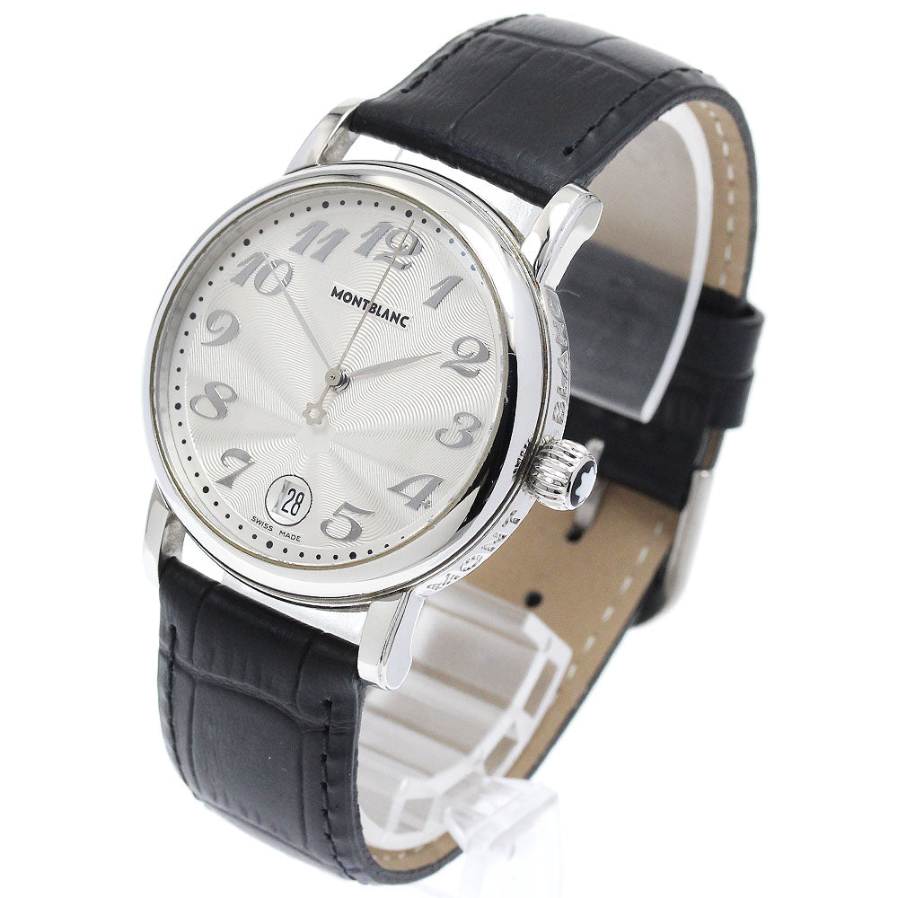 MONTBLANC Meisterstück 7042 Date Silver Dial Quartz Men's Watch_883810