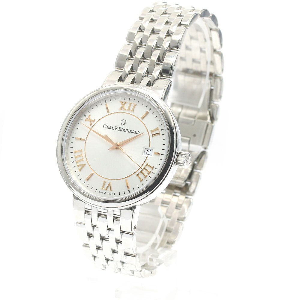 CARL F.BUCHERER Adamavi 10314.08 Date Silver Dial Automatic Men's Watch_883840