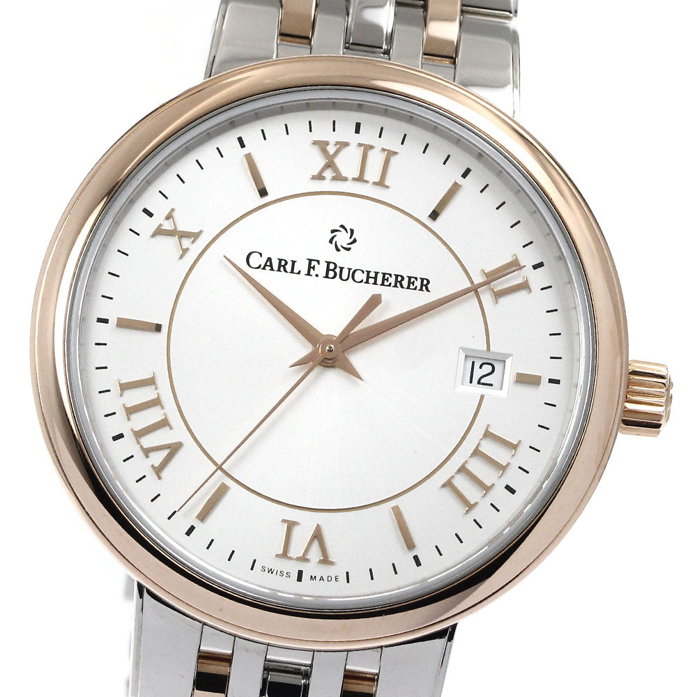 CARL F.BUCHERER Adamavi 10314.07 Date Silver Dial Automatic Men's Watch_883842