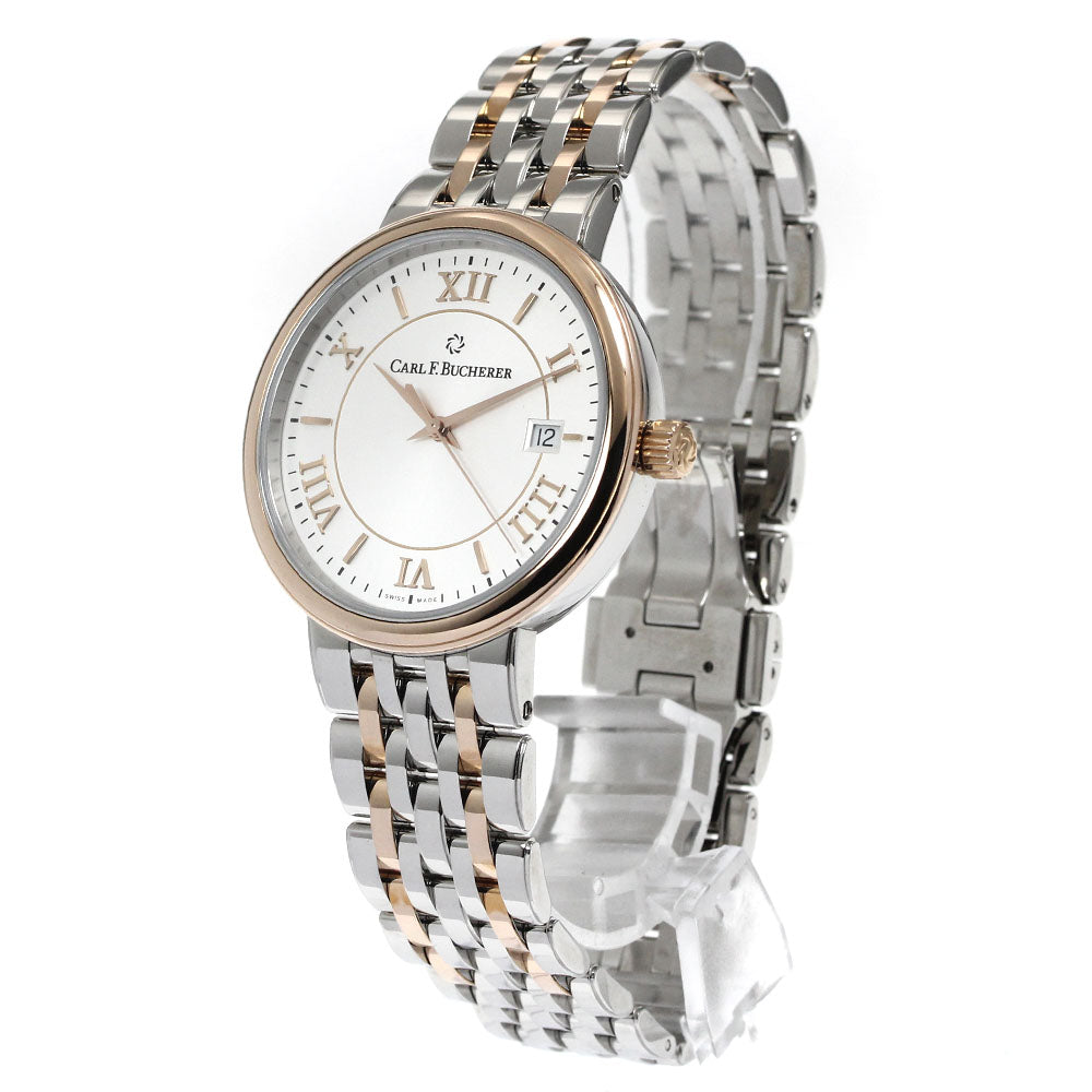 CARL F.BUCHERER Adamavi 10314.07 Date Silver Dial Automatic Men's Watch_883842