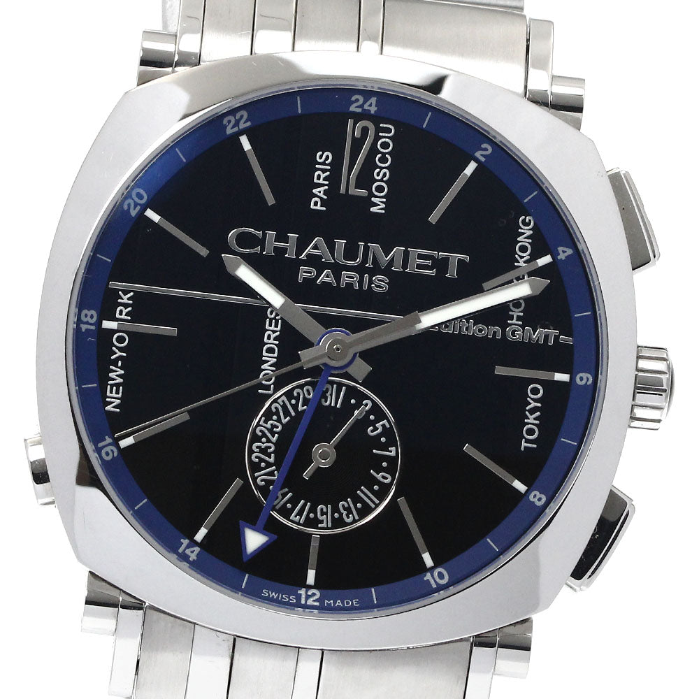Chaumet Dandy W11692-32A GMT black Dial Automatic Men's Watch_883852