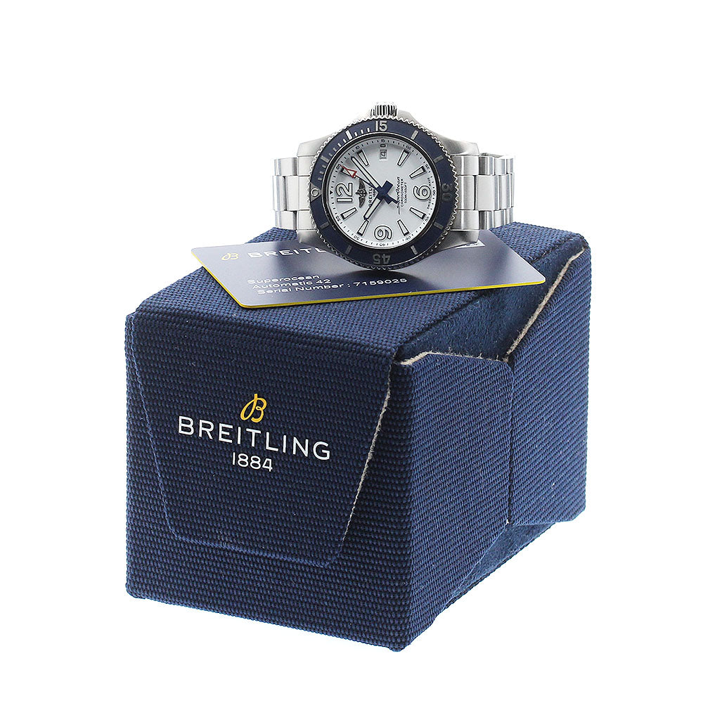 BREITLING Super Ocean 42 A17366 Date white Dial Automatic Men's Watch_883947
