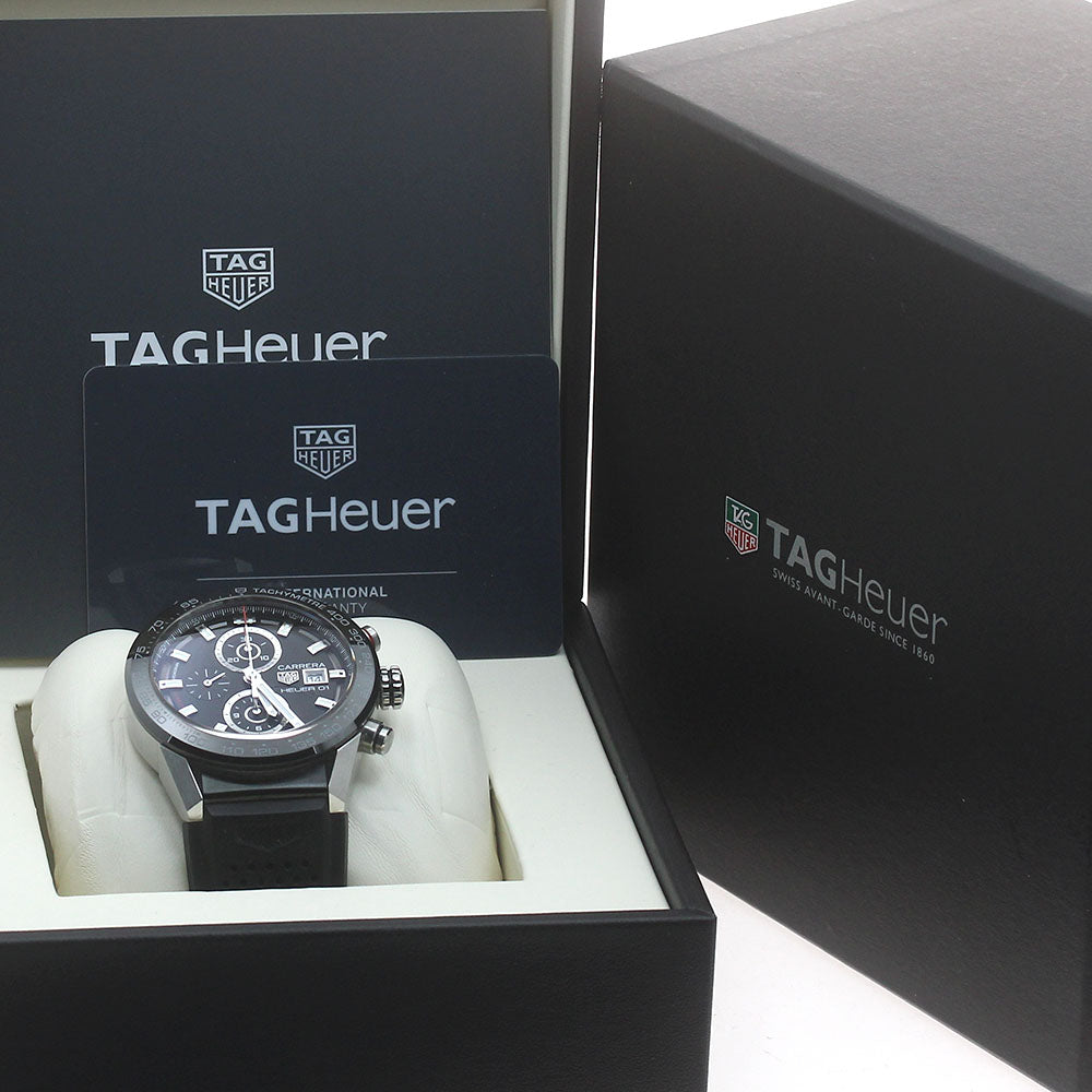 TAG HEUER Carrera Caliber Heuer 01 CAR201Z Date Automatic Men's Watch_884308