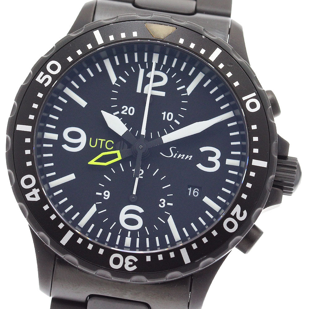 Sinn 757.S.UTC Date Chronograph UTC black Dial Automatic Men's Watch_884464