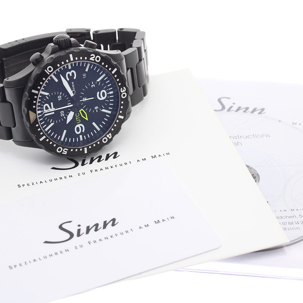 Sinn 757.S.UTC Date Chronograph UTC black Dial Automatic Men's Watch_884464