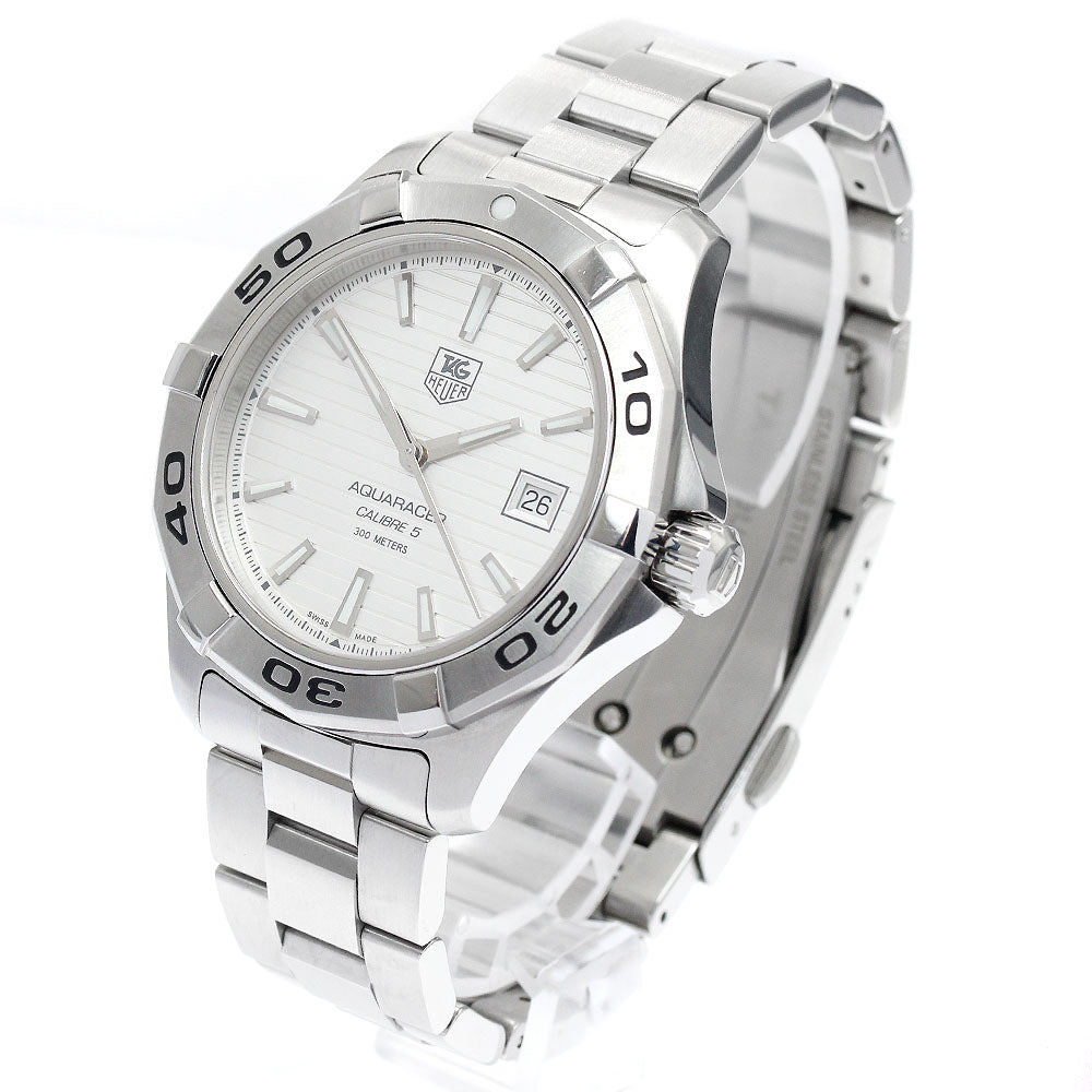 TAG HEUER Aqua Racer Caliber 5 WAP2011 Silver Dial Automatic Men's Watch_884472
