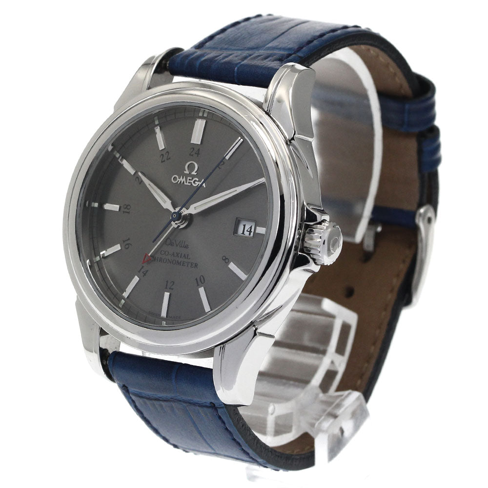 OMEGA De Ville Coaxial 4833.41.31 GMT date gray Dial Automatic Men's_884475