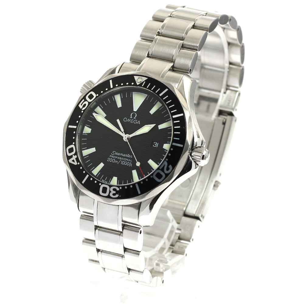 OMEGA Seamaster300 2264.50 Date Black Dial Quartz Men's Watch_884562