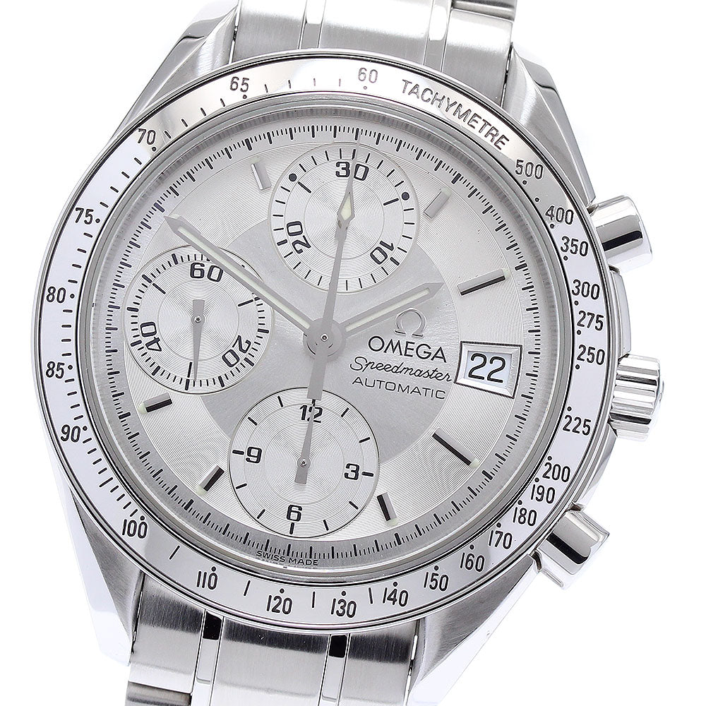 OMEGA Speedmaster Date 3513.30 Chronograph Silver Dial Automatic Men's_884577