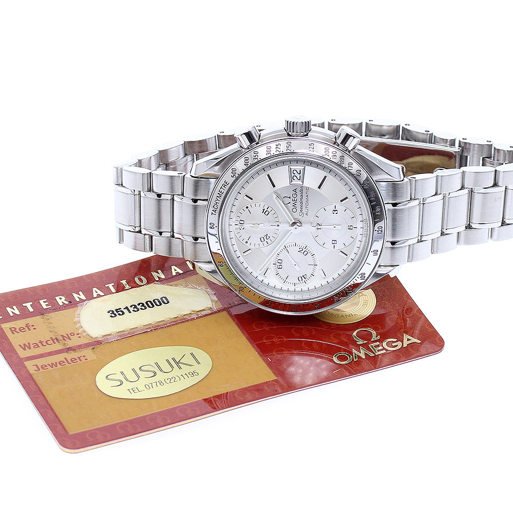 OMEGA Speedmaster Date 3513.30 Chronograph Silver Dial Automatic Men's_884577