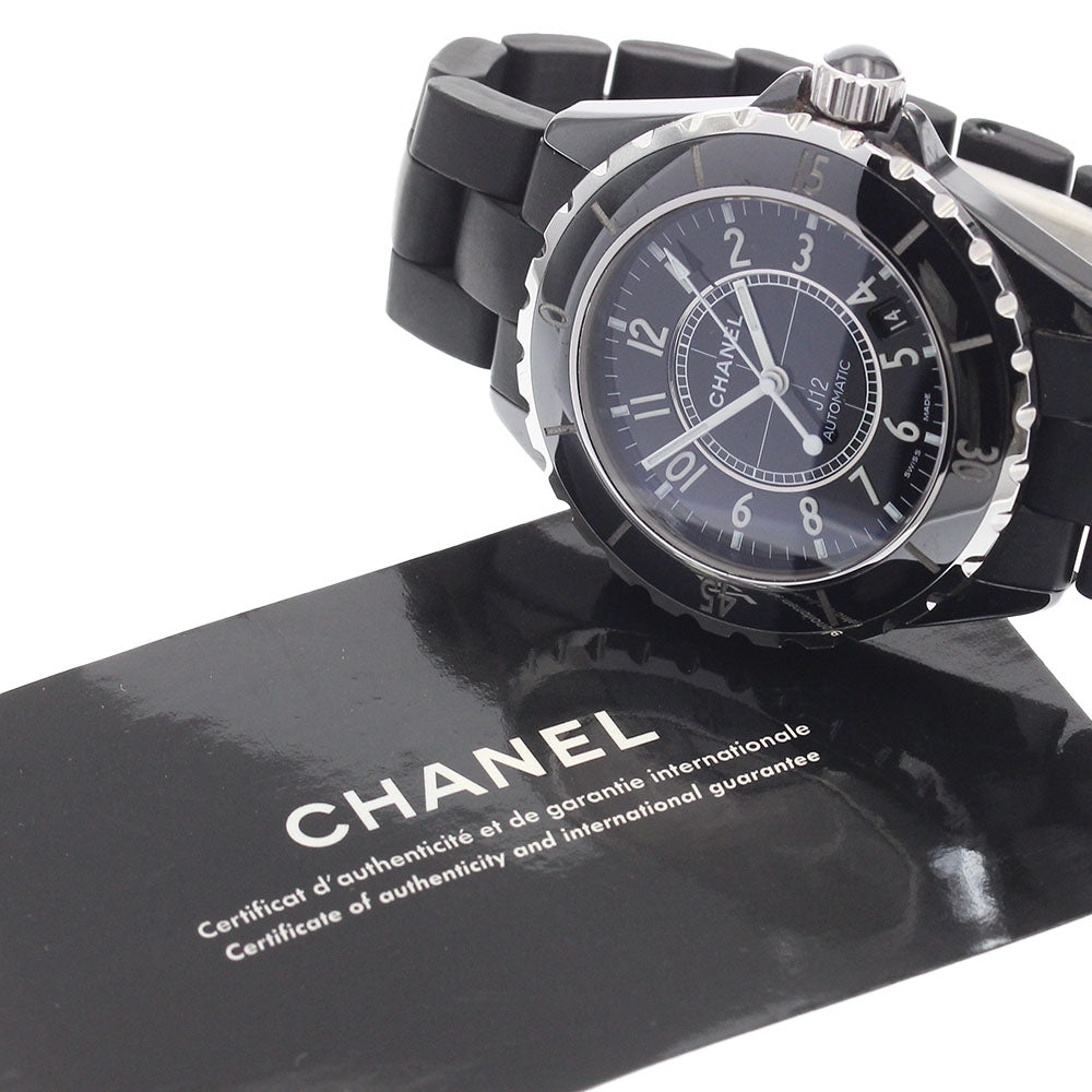 CHANEL J12 H0685 Date Black Ceramic 38MM black Dial Automatic Men's Watch_884654