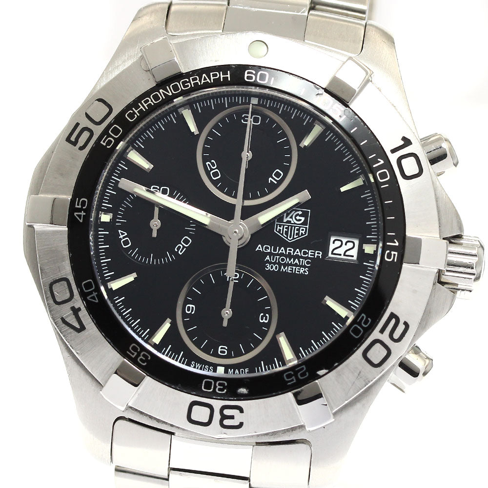 TAG HEUER Aquaracer CAF2110 Chronograph Black Dial Automatic Men's Watch_884664