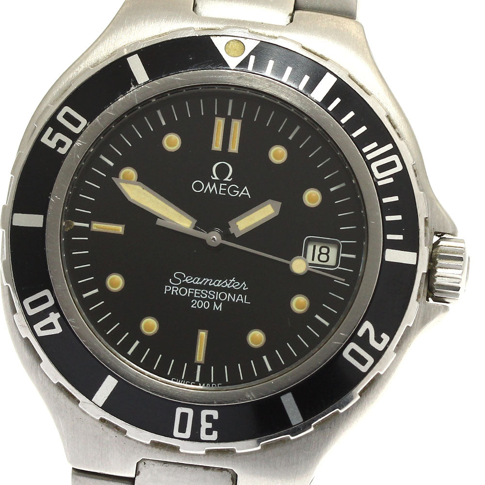 OMEGA Seamaster200 Date black Dial Quartz Men's Watch_884833