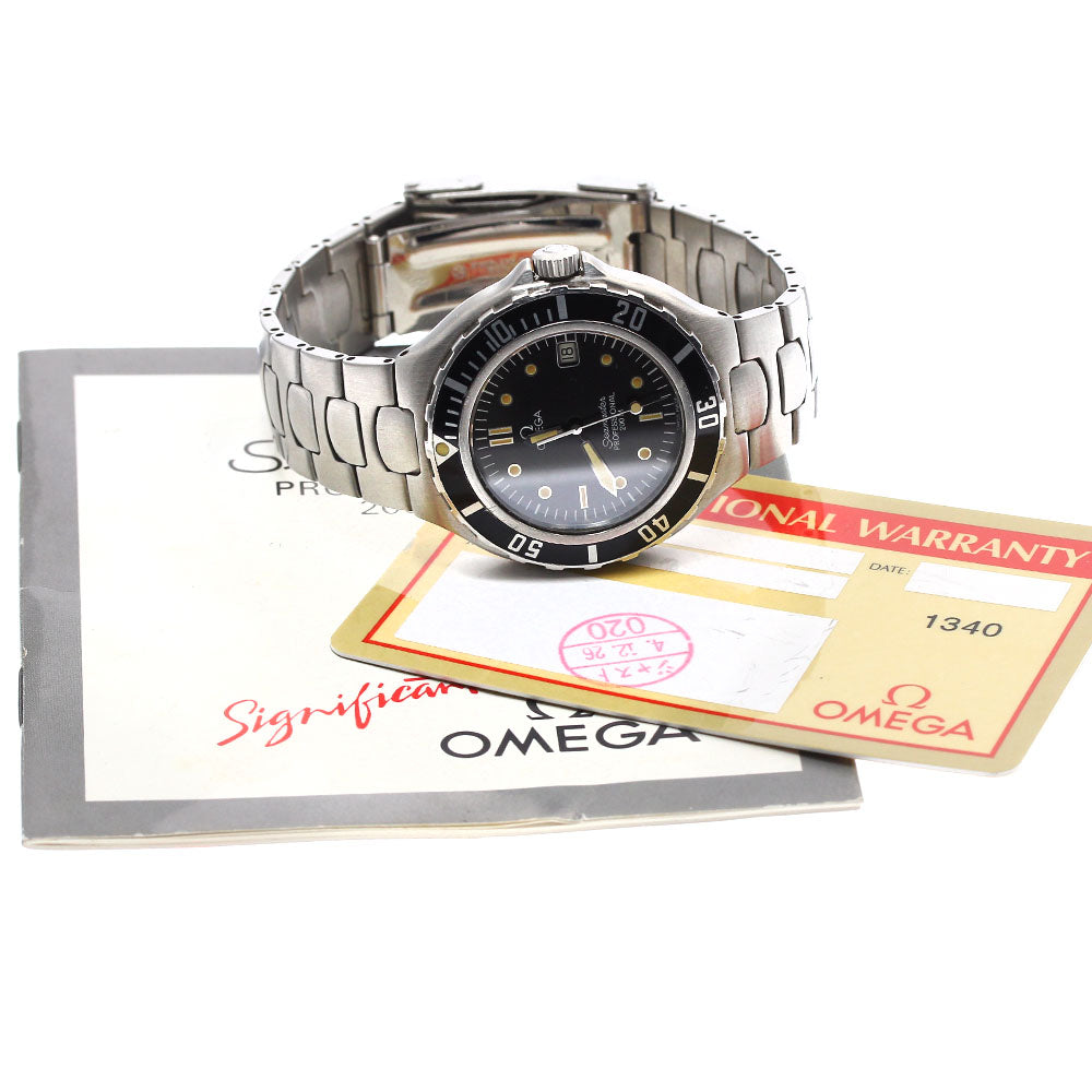 OMEGA Seamaster200 Date black Dial Quartz Men's Watch_884833