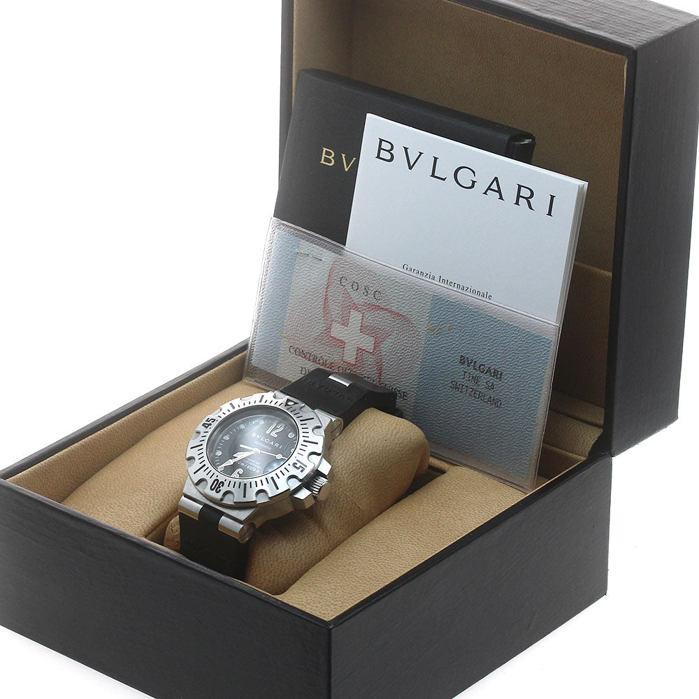 BVLGARI Diagono Scuba SD42S Date black Dial Automatic Men's Watch_884861