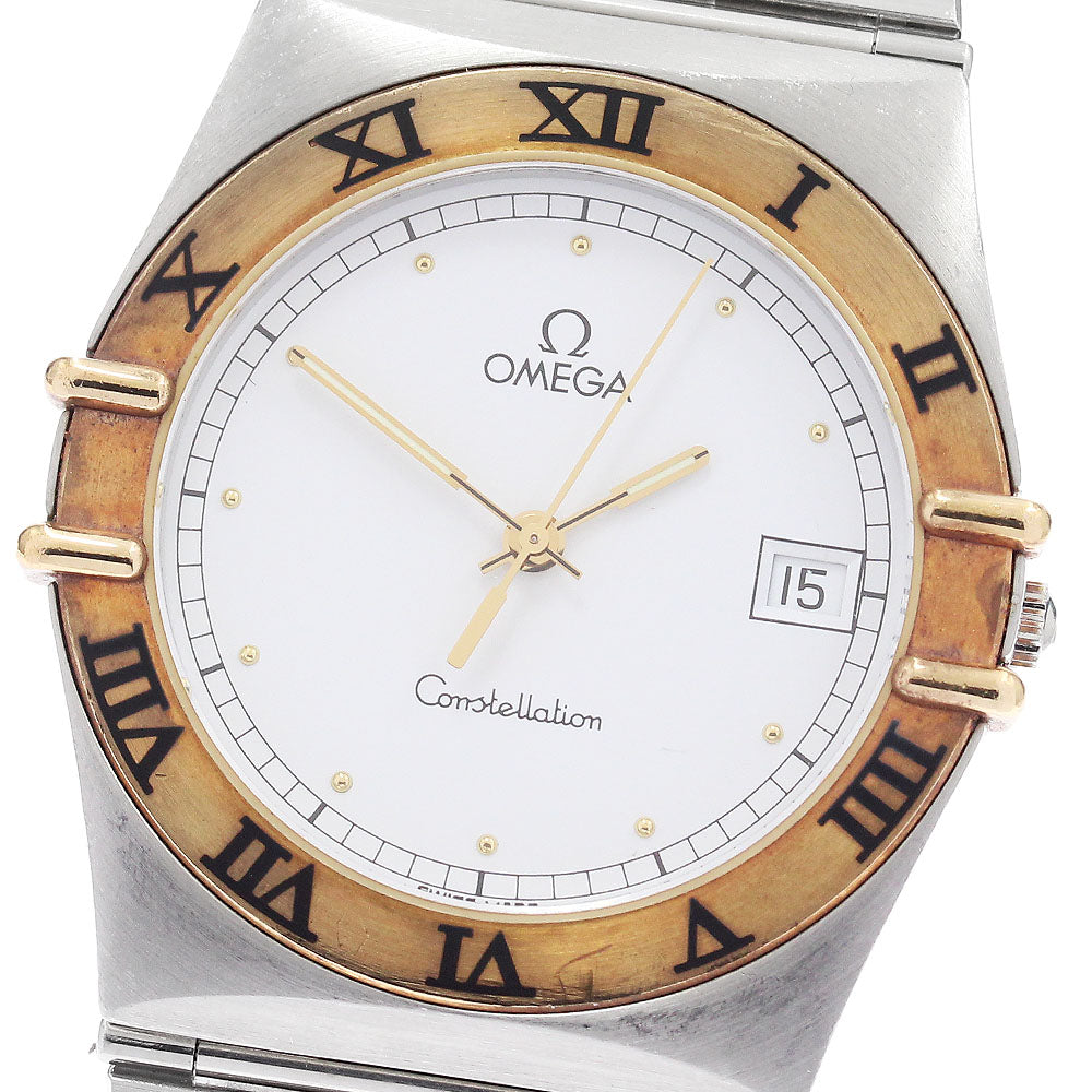OMEGA Constellation flat bezel Ref.1410.20 Date Quartz Men's Watch_885183