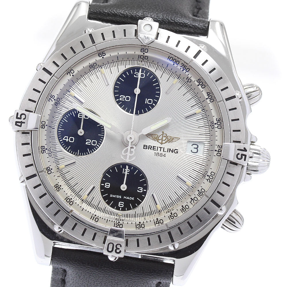 BREITLING Chronomat A13048 Date Silver / Black Dial Automatic Men's Watch_885221