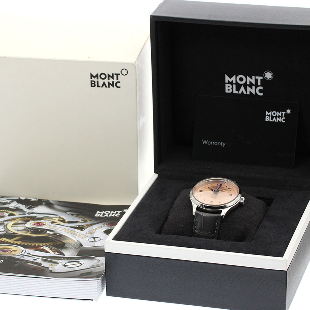 MONTBLANC Heritage 7323 GMT pink Dial Automatic Men's Watch_885225