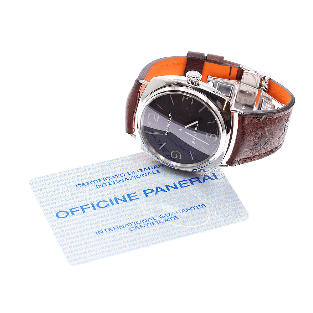 PANERAI Radiomir base PAM00210 black Dial Hand Winding Men's Watch_885243