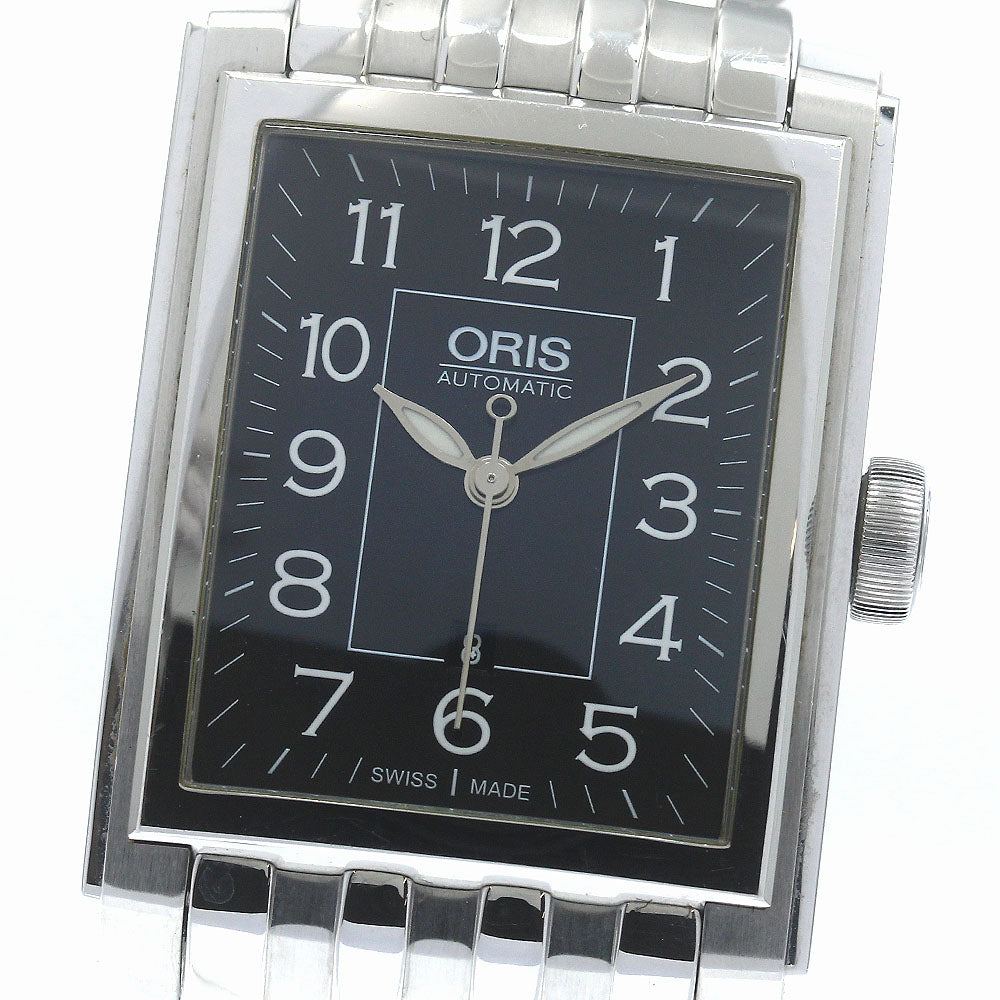 ORIS Rectangle 7657 Date black Dial Automatic Men's Watch_885289