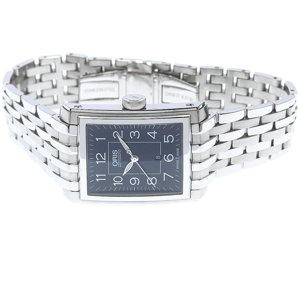 ORIS Rectangle 7657 Date black Dial Automatic Men's Watch_885289