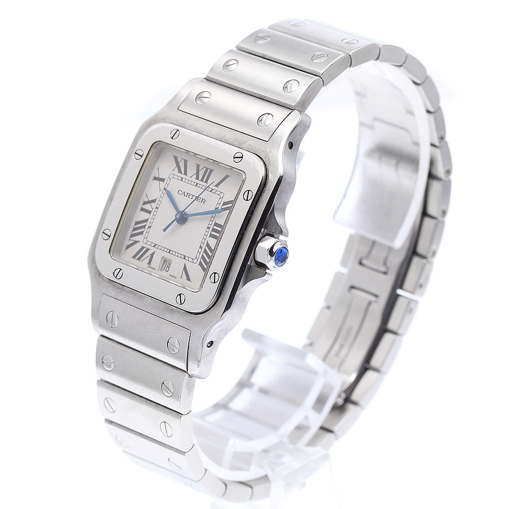 CARTIER Santos GalbeeLM W20060D6 Date beige Dial Quartz Men's Watch_885359