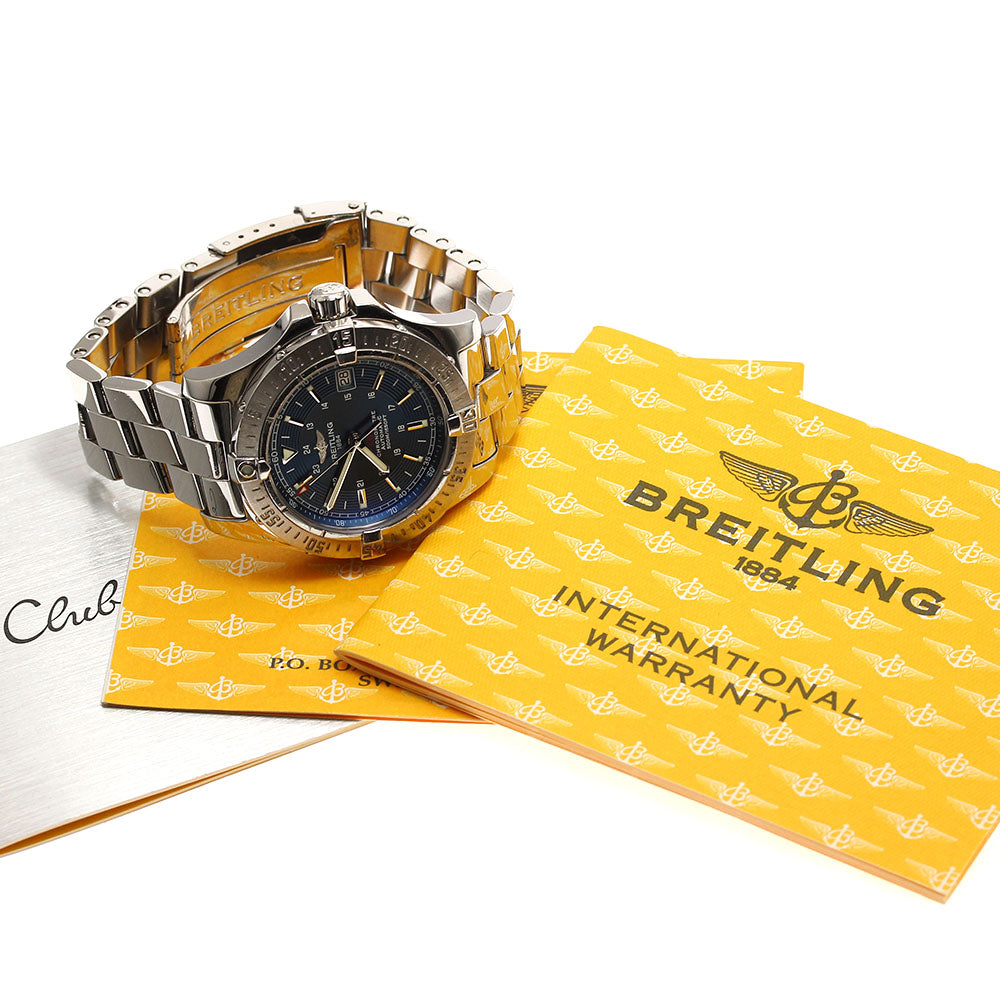 BREITLING Colt A17380 Date Navy Dial Automatic Men's Watch_885391