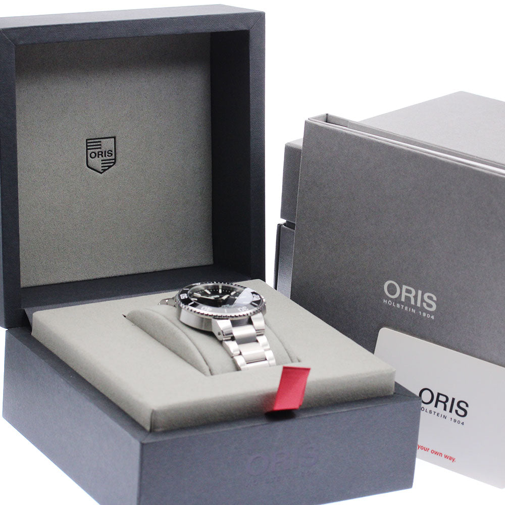 ORIS Aquis 01 733 7732 4134 Date Black Dial Automatic Men's Watch_885510